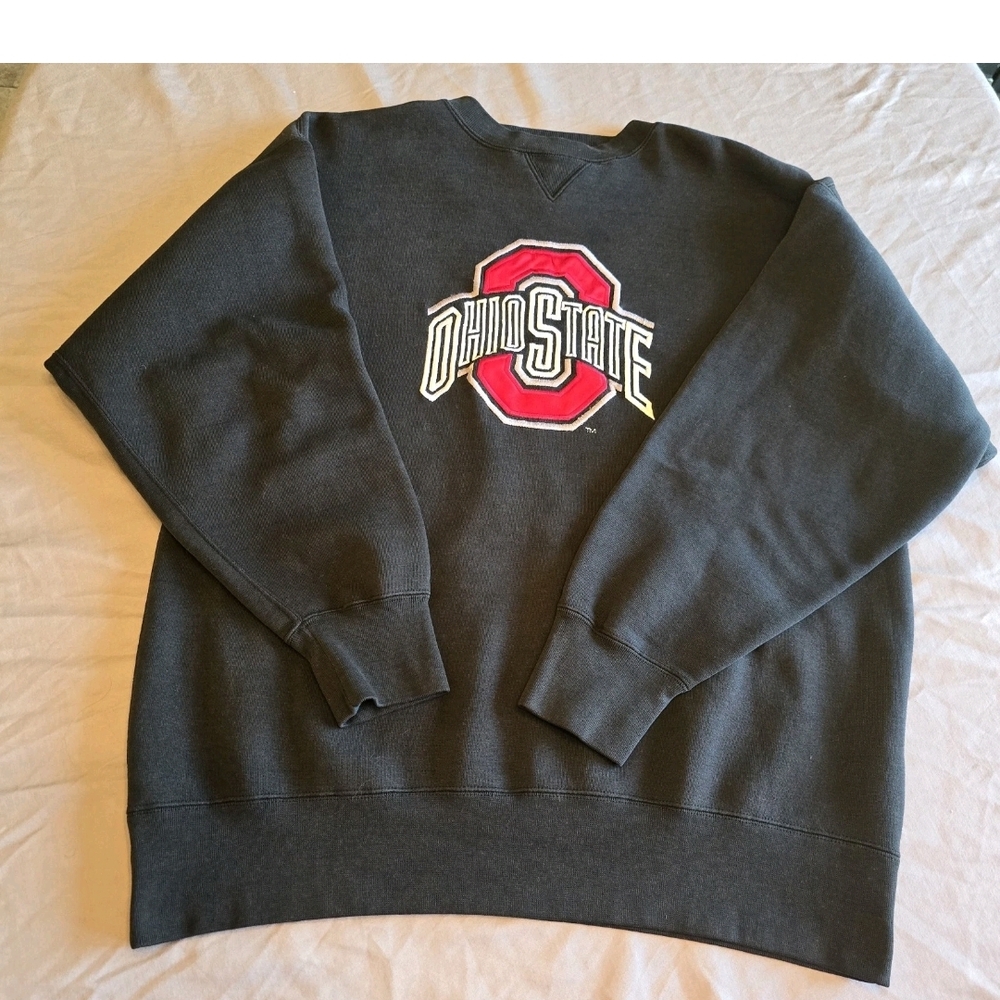 Vintage Ohio State Buckeyes Crewneck Sweatshirt Sz XL Midwest Embroidery EUC OSU